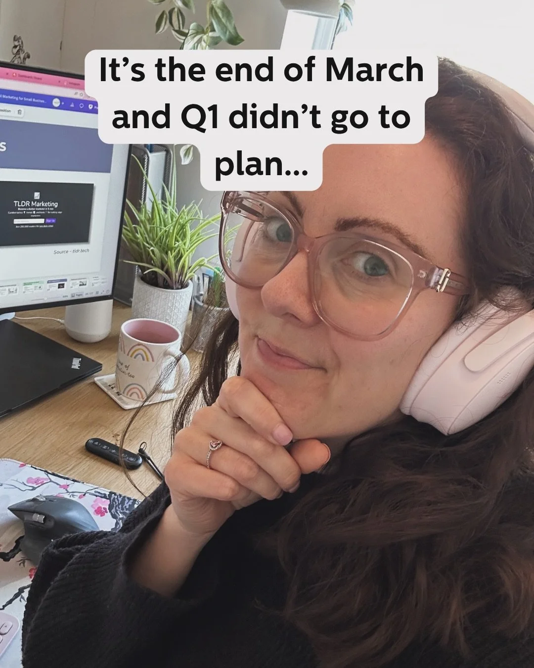 How is it the end of March already 🙈 Sooo my Q1 didn&rsquo;t go to plan. Anyone else?! 😂Burnout forced me to slow down and in that space I made some big scary decisions. I knew something needed to change if I actually want to grow my business and s