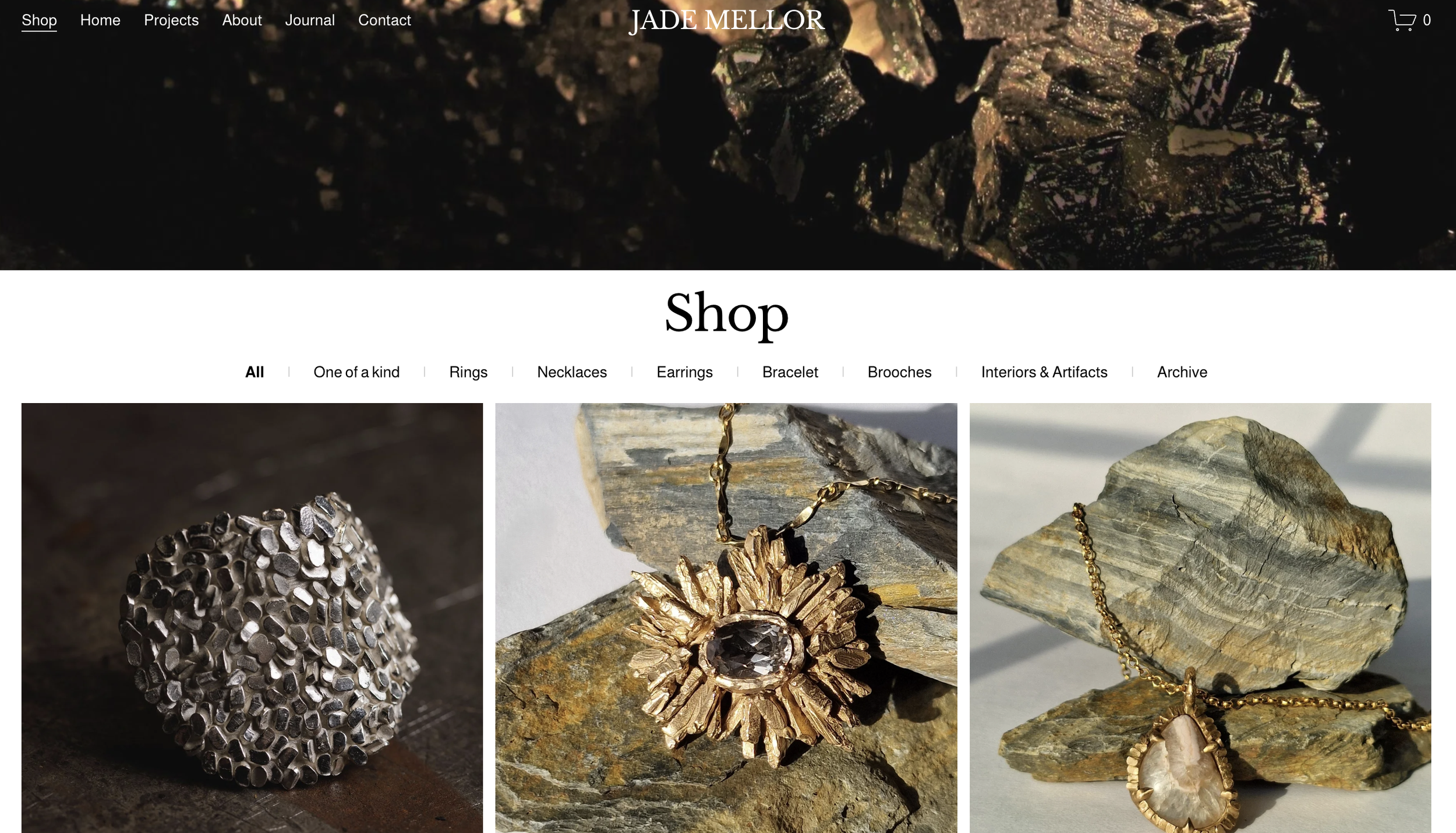 Jade Mellor Jewellery Site