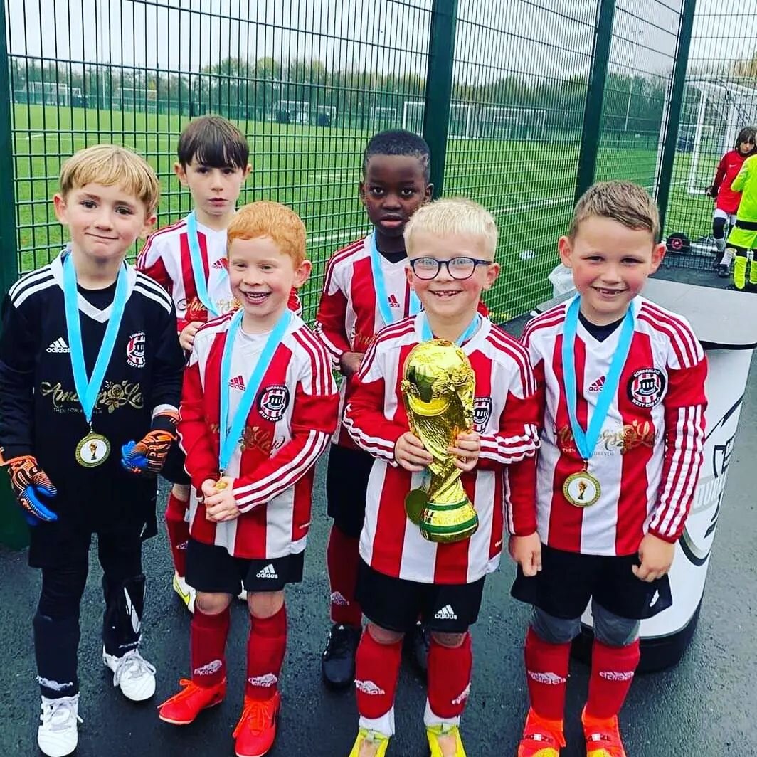 Congratulations to Qatar (Sunderland West End) on winning the u7 Junior World Cup yesterday 

Think you can get your hands on the famous trophy

5 More weeks of Junior world Cup Tournaments to go . Enter Today

www.gameoftournaments.co.uk