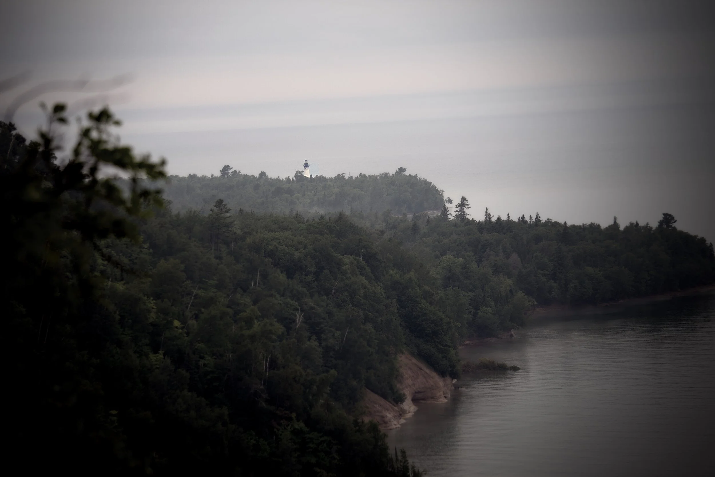 Pictured rocks lighthouse photo