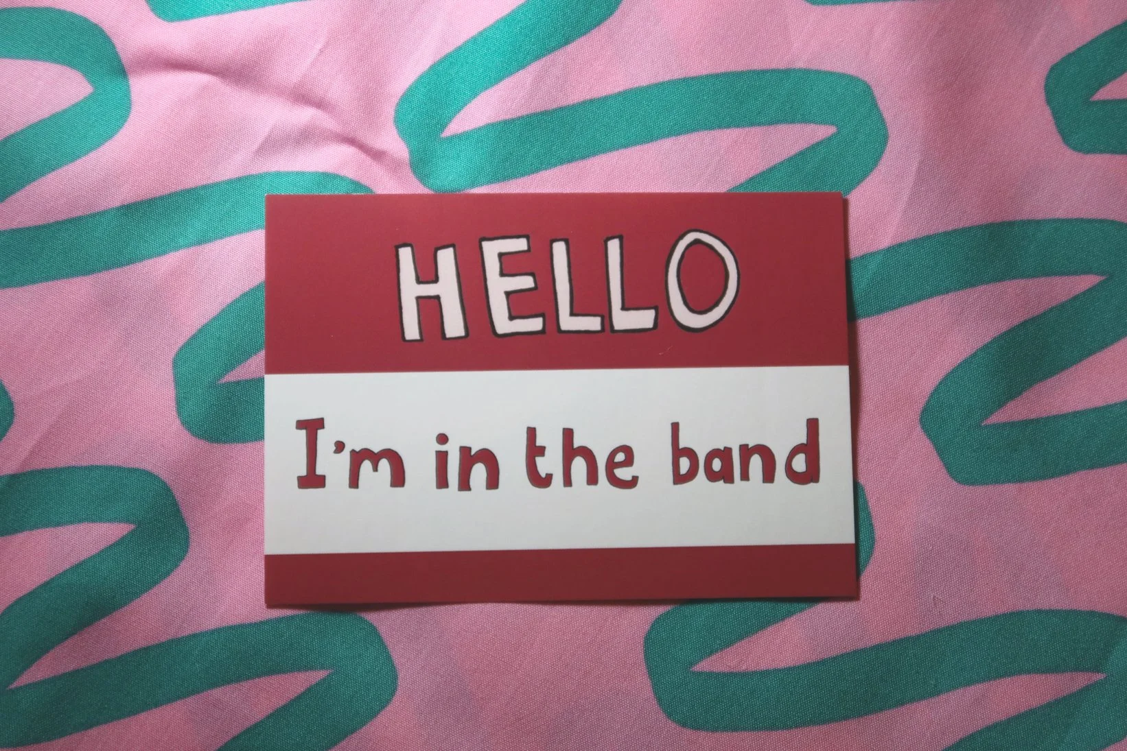 Hello, im in the band - sticker