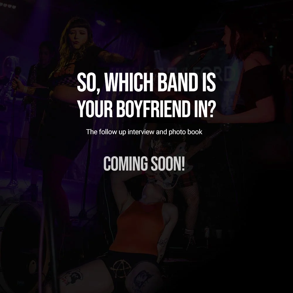 COMING SOON: So, which band... interviews and photo book