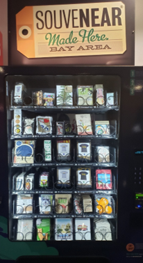 Souvenear Vending Machine in the Oakland airport (in 2019).