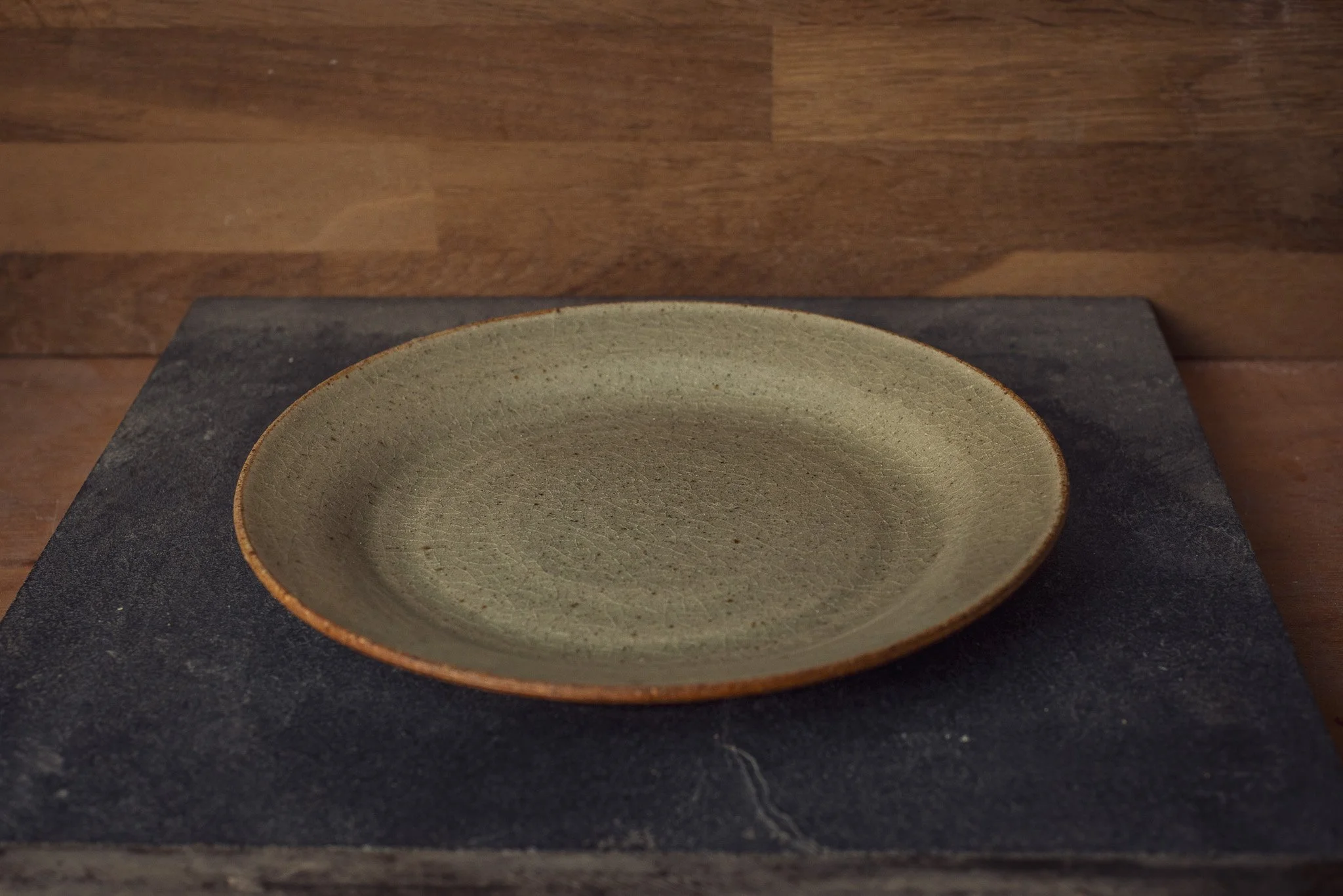 Plate - Celadon - Reduction fired