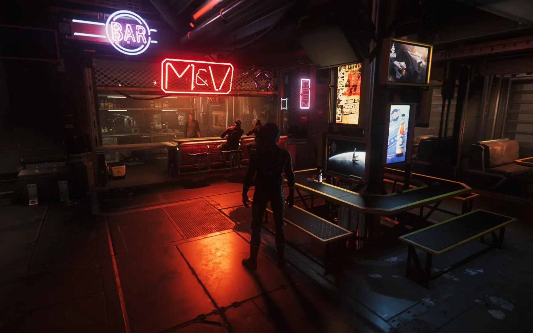 "M&V" Miner bar