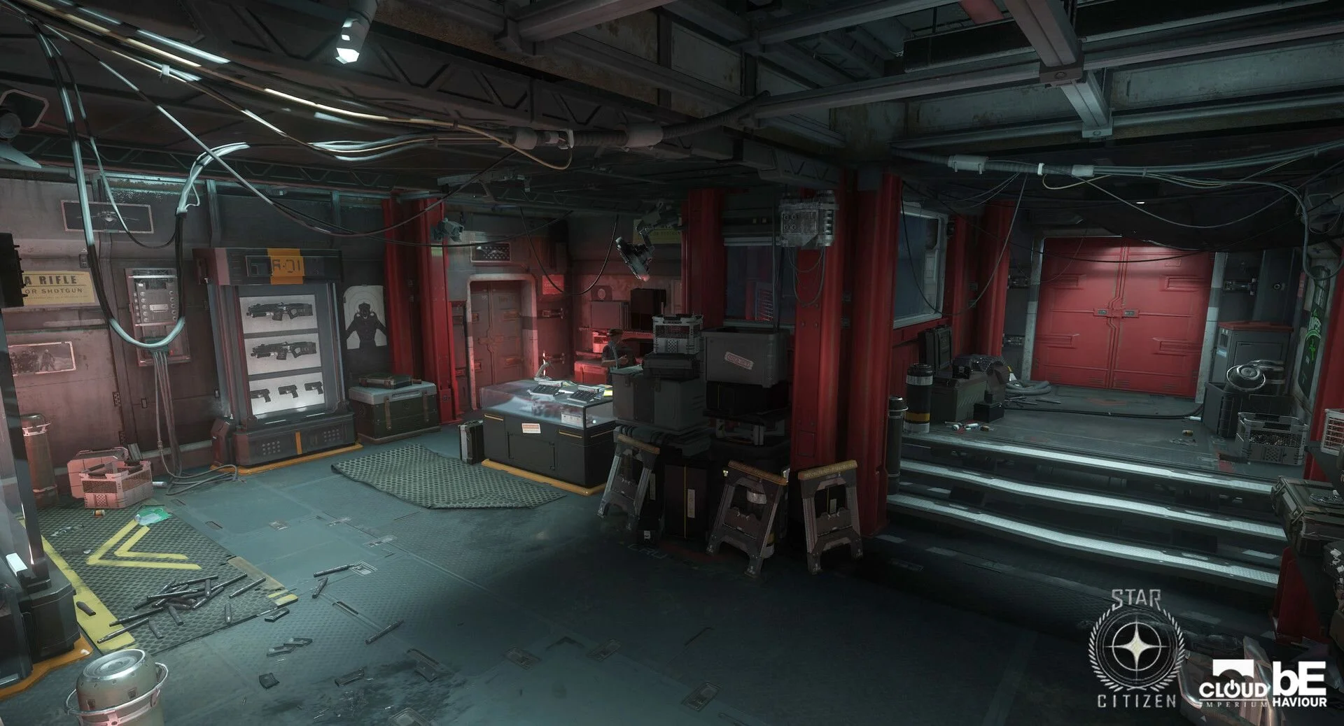 Unnamed criminal weapons and armor shop in GrimHex station