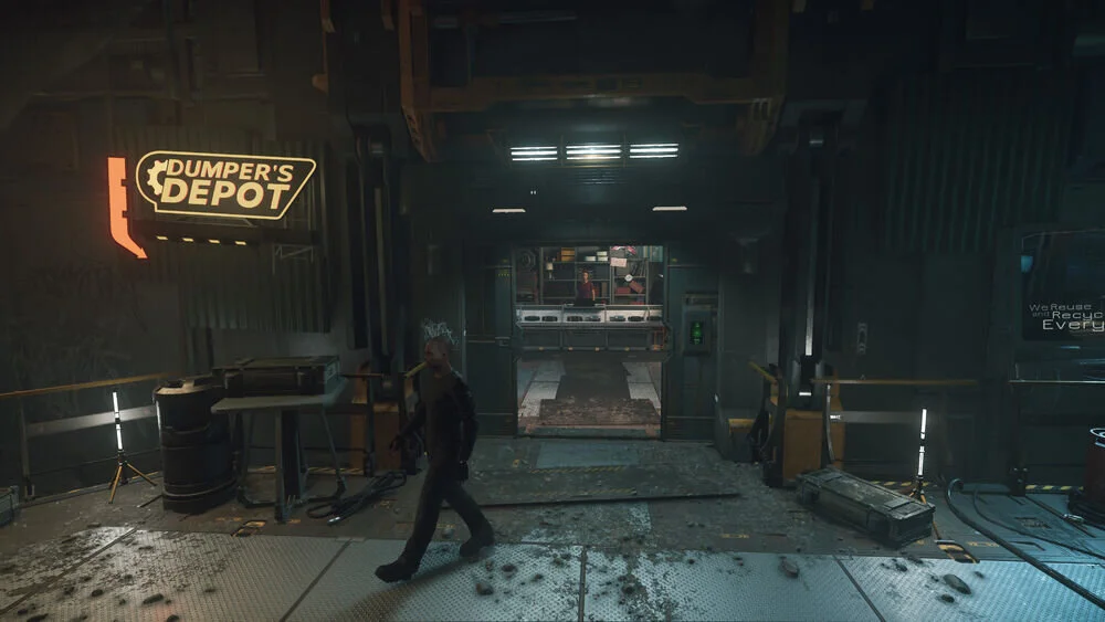"Dumper's Depot" (ship parts shop), Levski location