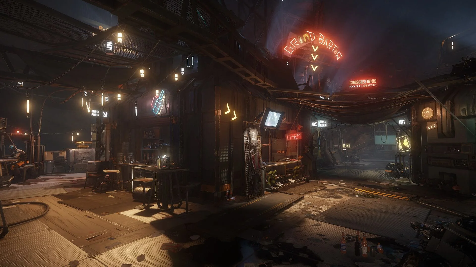 Clothing Kiosk and adjacent Bar in Levski's Grand Barter