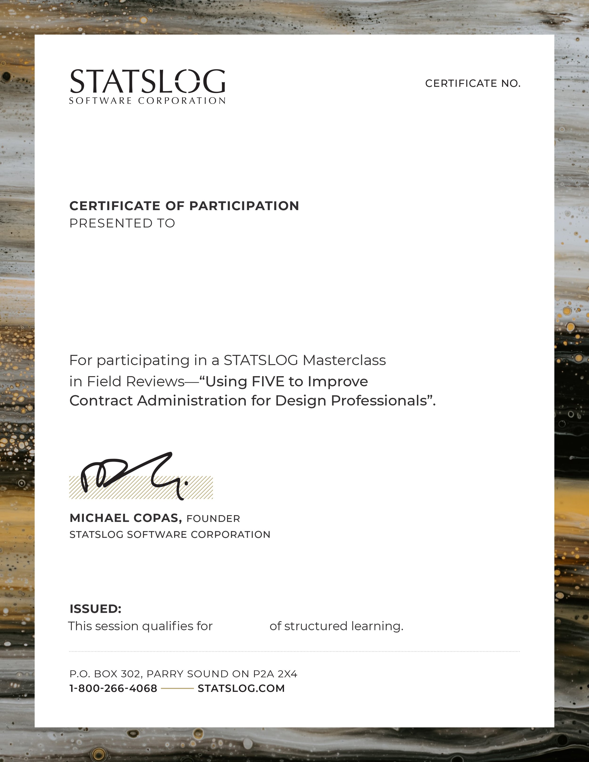 FIVE – Certificate of PARTICIPATION—Masterclass Field Reviews_ART.jpg