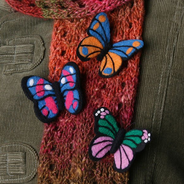 Project Class- Felt a Butterfly Pin