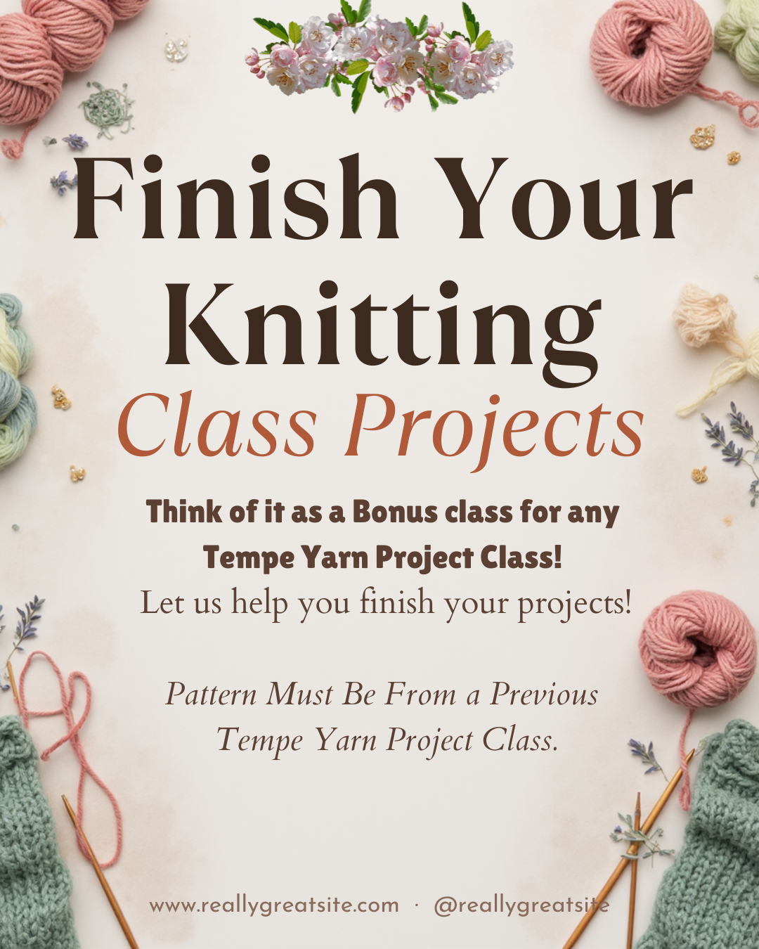 Finish Your Knitted Project Class Ad.png