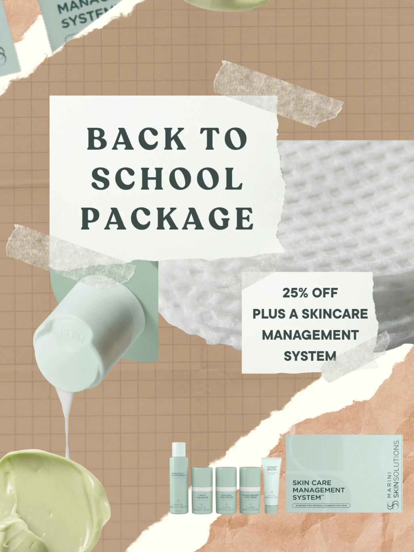 BACK TO SCHOOL, BACK TO SCHOOL!! ✨

This package 🤌🤌 is the perfect treatment plan that will transform and prep your skin for future services!

You get 6 treatments. 2 per month.
AND 
A Jan Marini Skin care Management system. 
5 products that can la