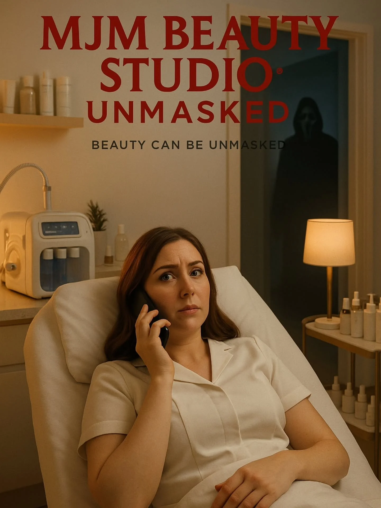 Happy October 1st! 🎃🍭🏚️
What's your favorite scary movie?

Also I love how chatgpt made me look different in every movie poster it created for me. Lolol 

#whatsyourfavoritescarymovie #estheticianstyle #ai #freddy #ghostface #michealmyers