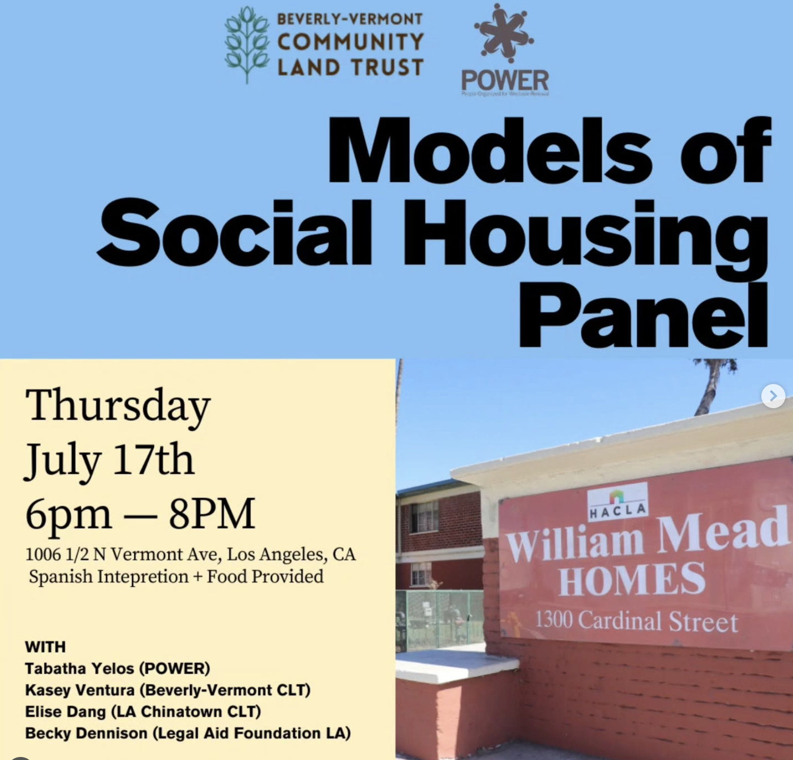 Models of Social Housing Panel