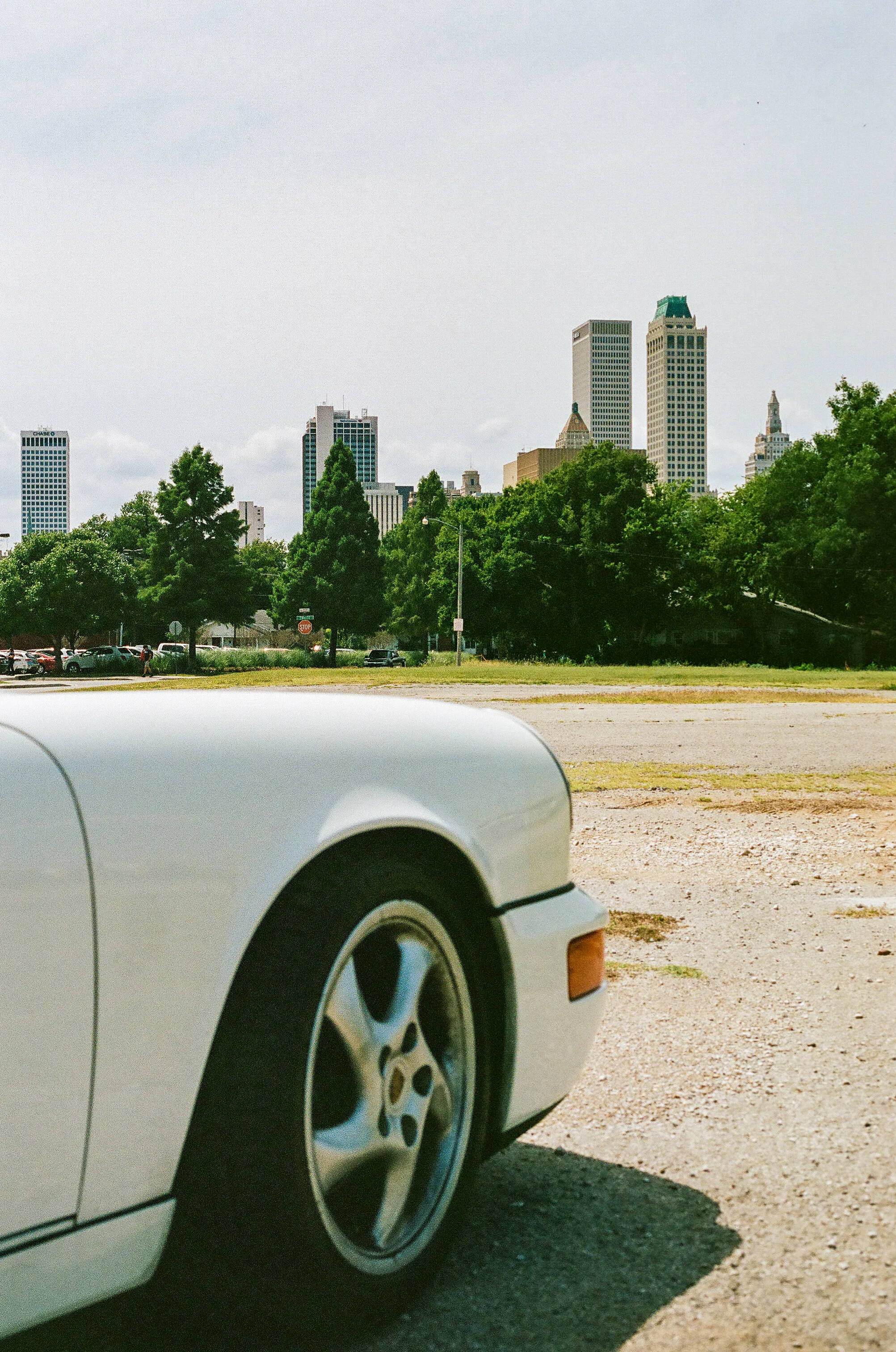 Porsche In Town - Tulsa, Oklahoma - Nikon F3