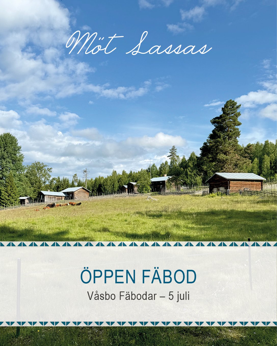 M&ouml;t Lassas &ndash; &Ouml;ppen F&auml;bod p&aring; V&aring;sbo F&auml;bodar

L&ouml;rdagen den 5:e juli.

Tr&auml;ffa oss och prata byggnadsv&aring;rd!

 #byggnadsv&aring;rdipraktiken #lassasbyggnadsv&aring;rd #h&auml;lsingland #V&aring;sbo #torp