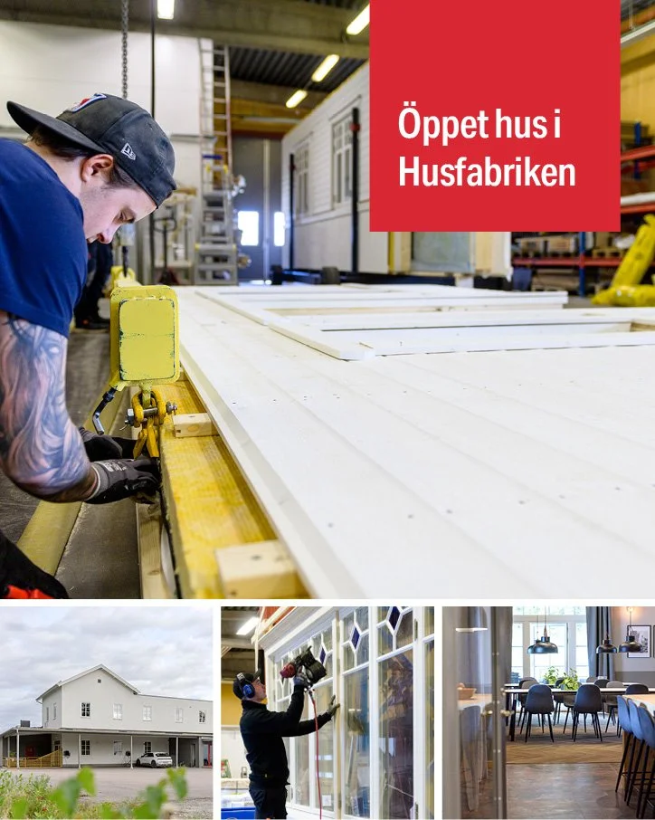 Storebror har Öppet hus, självklart är vi också på plats!
@johanssonkarlssonbygg 
Besök Husfabriken för att se hur ett husbygge går till inomhus, vi öppnar också dörrarna till Lassas snicker