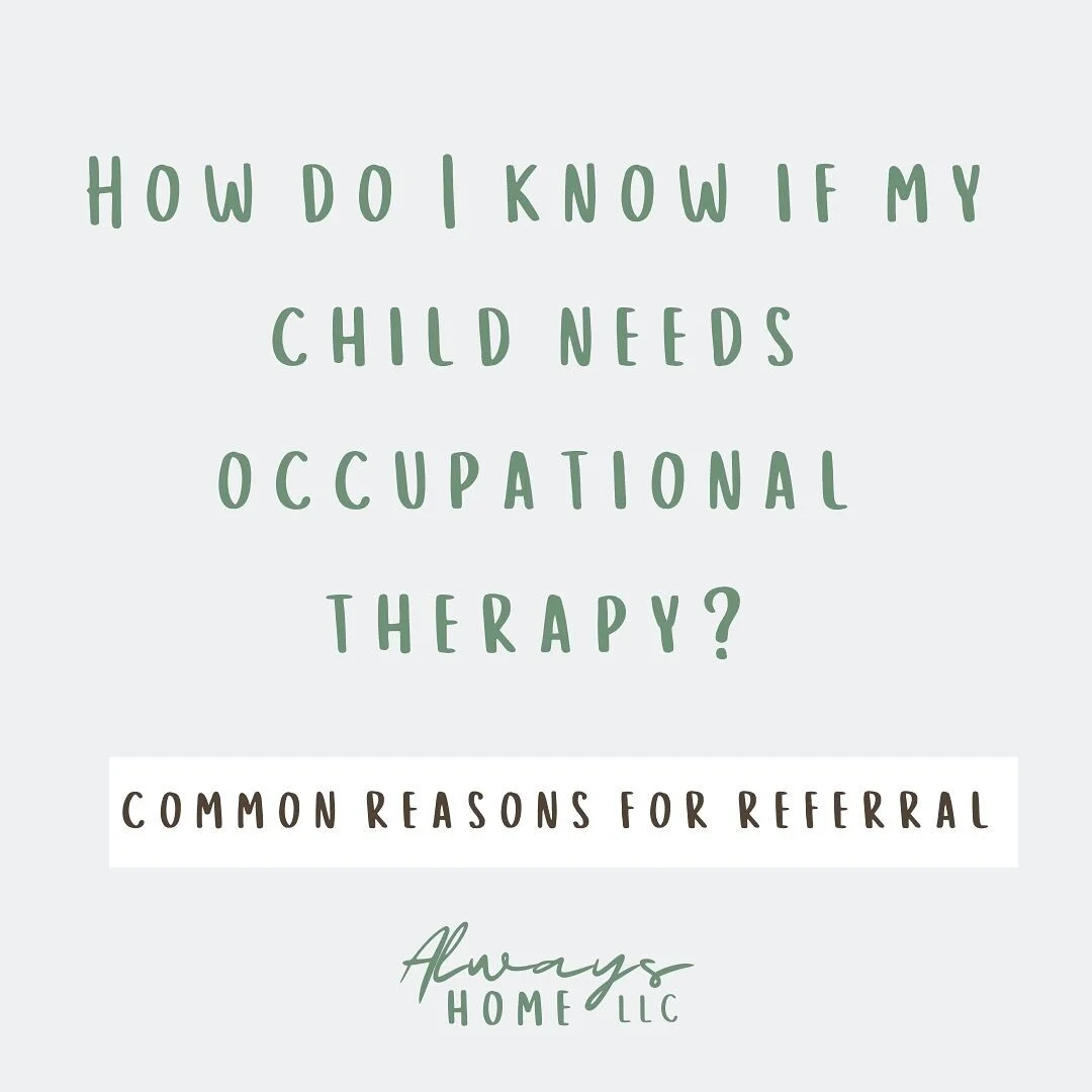 How do I know if my child needs occupational therapy? 🤔

This is a common question asked by many caregivers (and teachers!). In fact, many caregivers don&rsquo;t even realize what occupational therapy is (or what we do!) until the initial referral. 