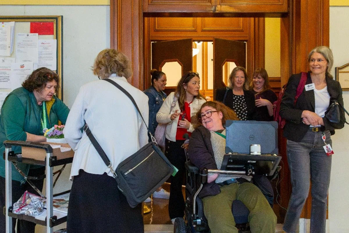 Group of individuals at City Hall