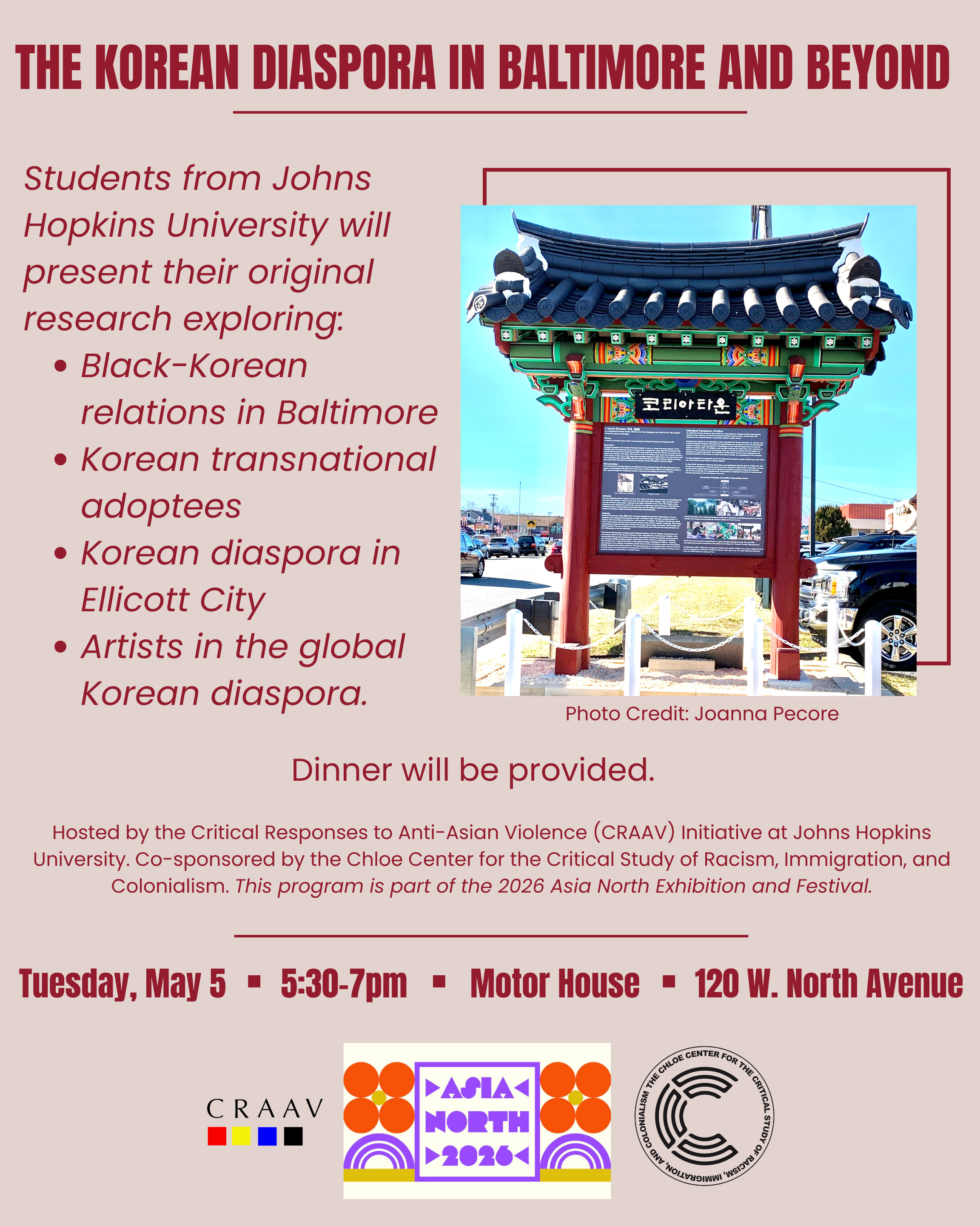 The Korean Diaspora in Baltimore and Beyond