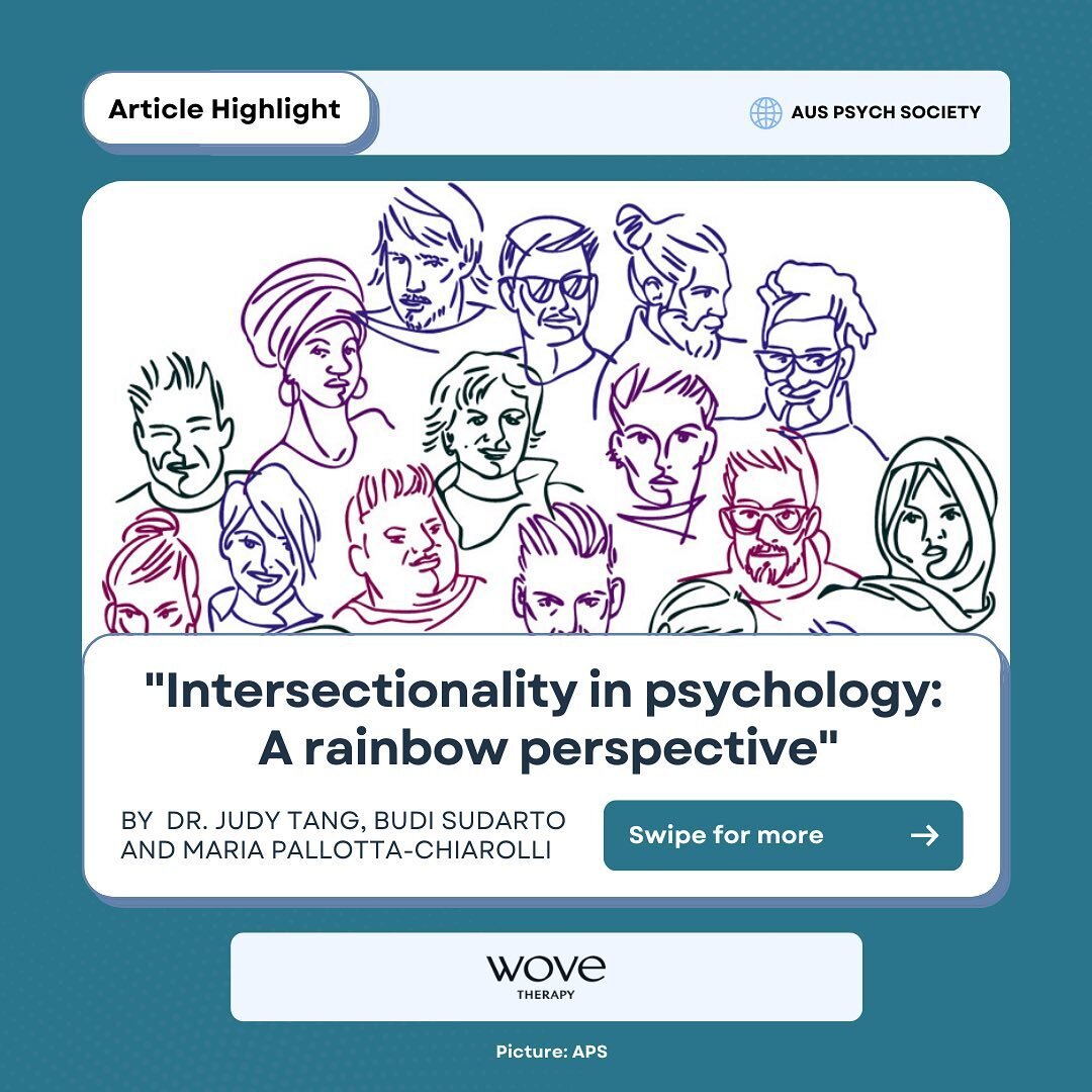 Intersectionality has been a hot-button word recently in activism, research, and even therapy. In this article, Dr. Judy Tang, Budi Sudarto, and Maria Pallotta-Chiarolli speak about &quot;Intersectionality in psychology: A rainbow perspective.&rdquo;
