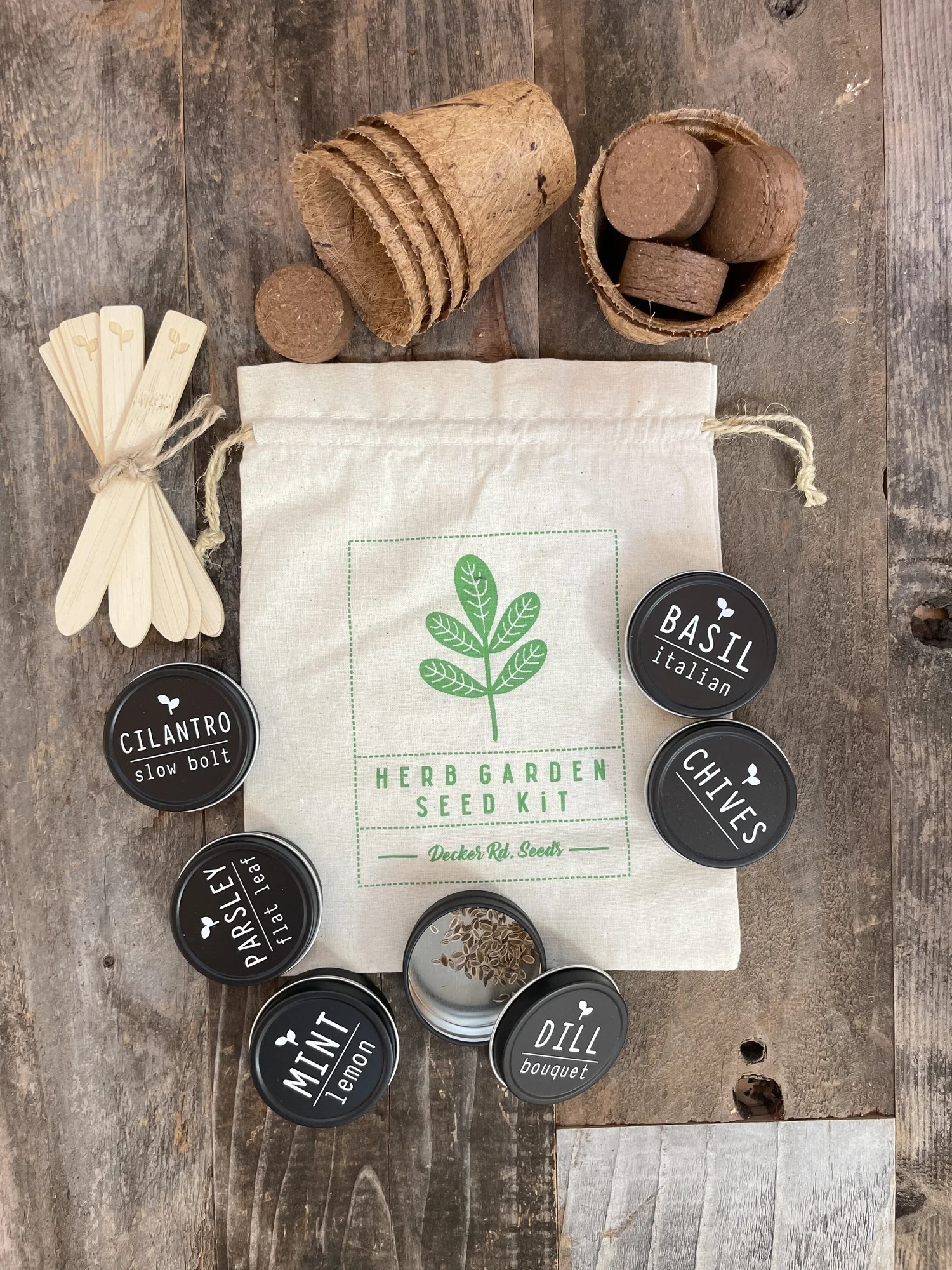Herb Garden Seed Kit,  Decker Rd. Seeds