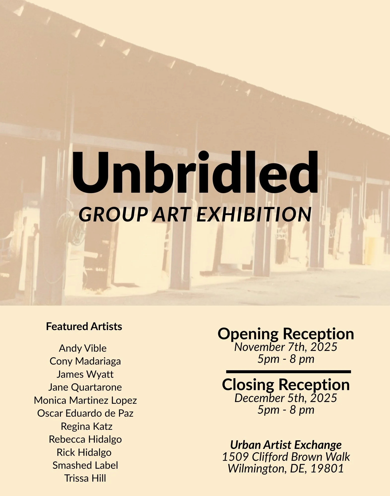 Unbridled Group Exhibition, Closing Reception