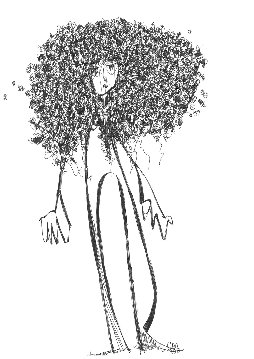 MY HAIR WAS STRAIGHT BEFORE THIS SHIT SHOW