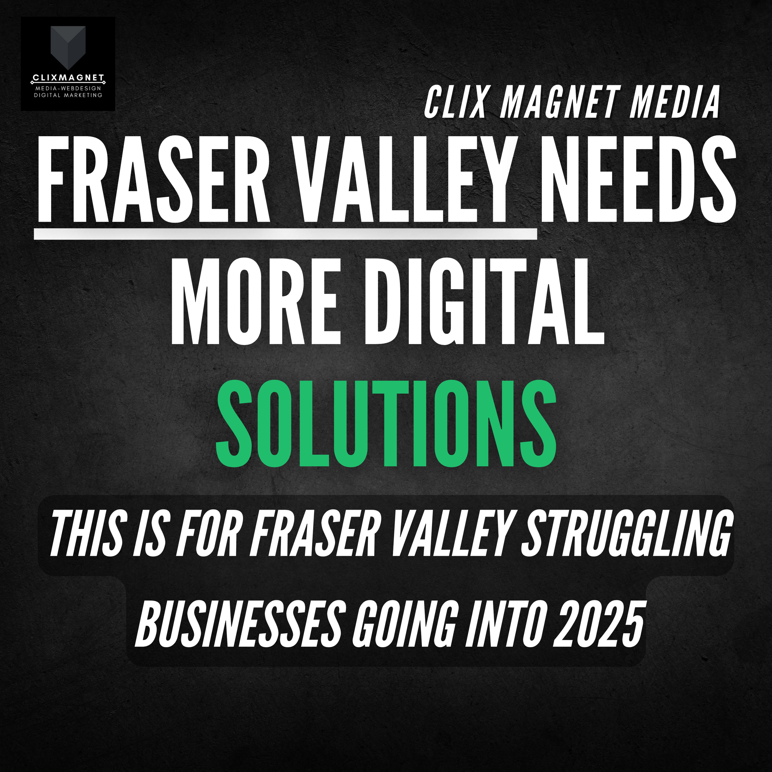 this is for struggling fraser valley businesses.