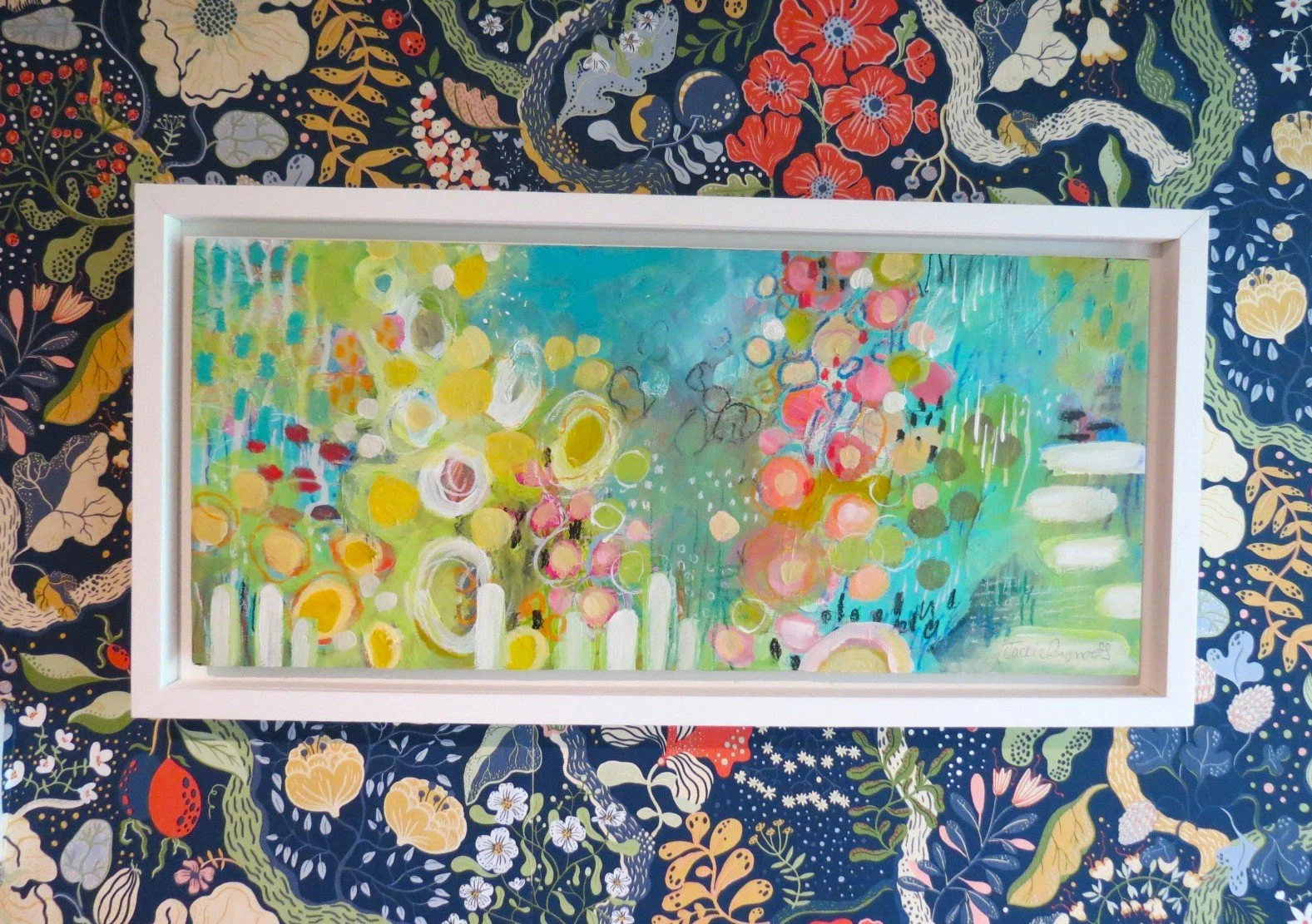 JackieReynoldsArtist23NeighboursHollyhocks.JPG
