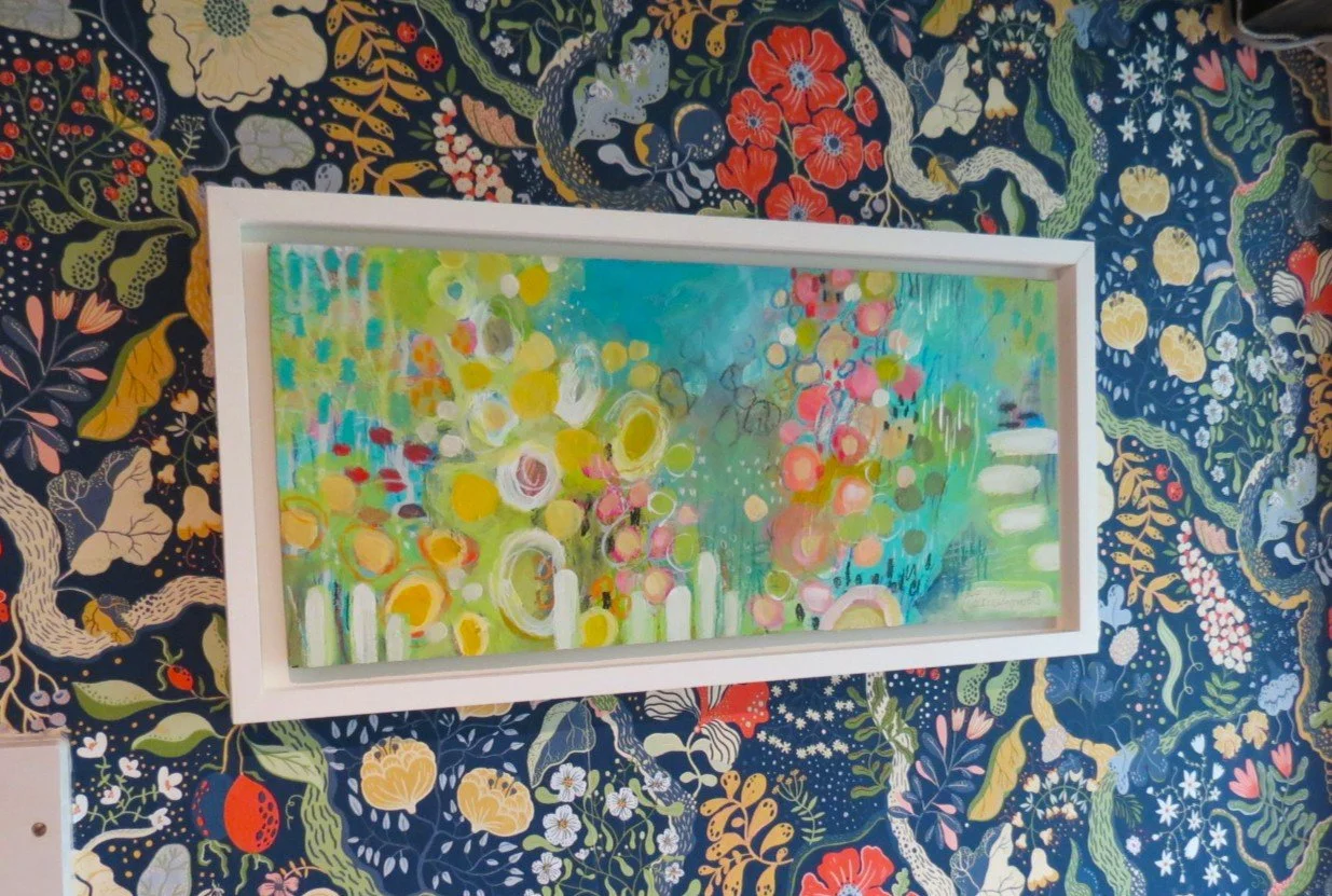JackieReynoldsArtist22NeighboursHollyhocks.JPG