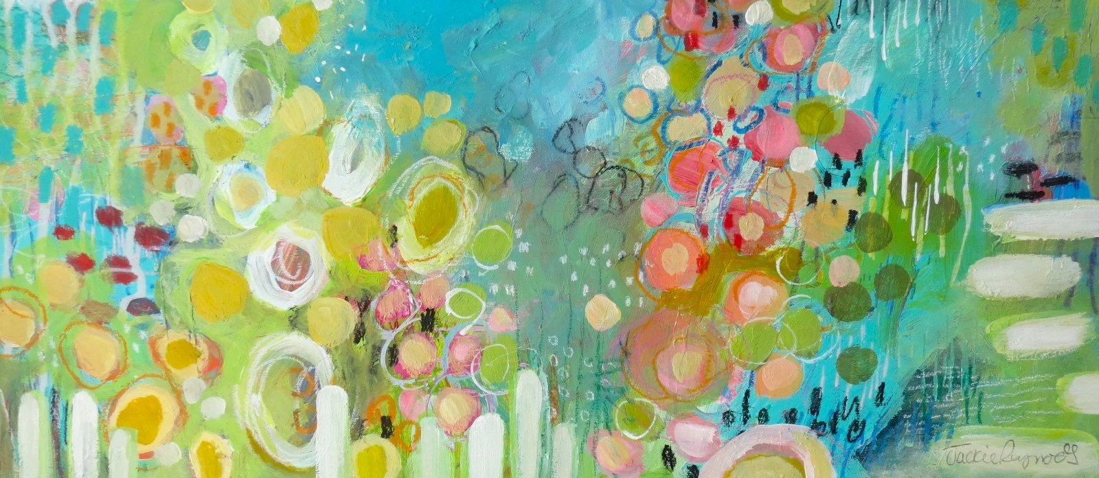 'Neighbours Hollyhocks'