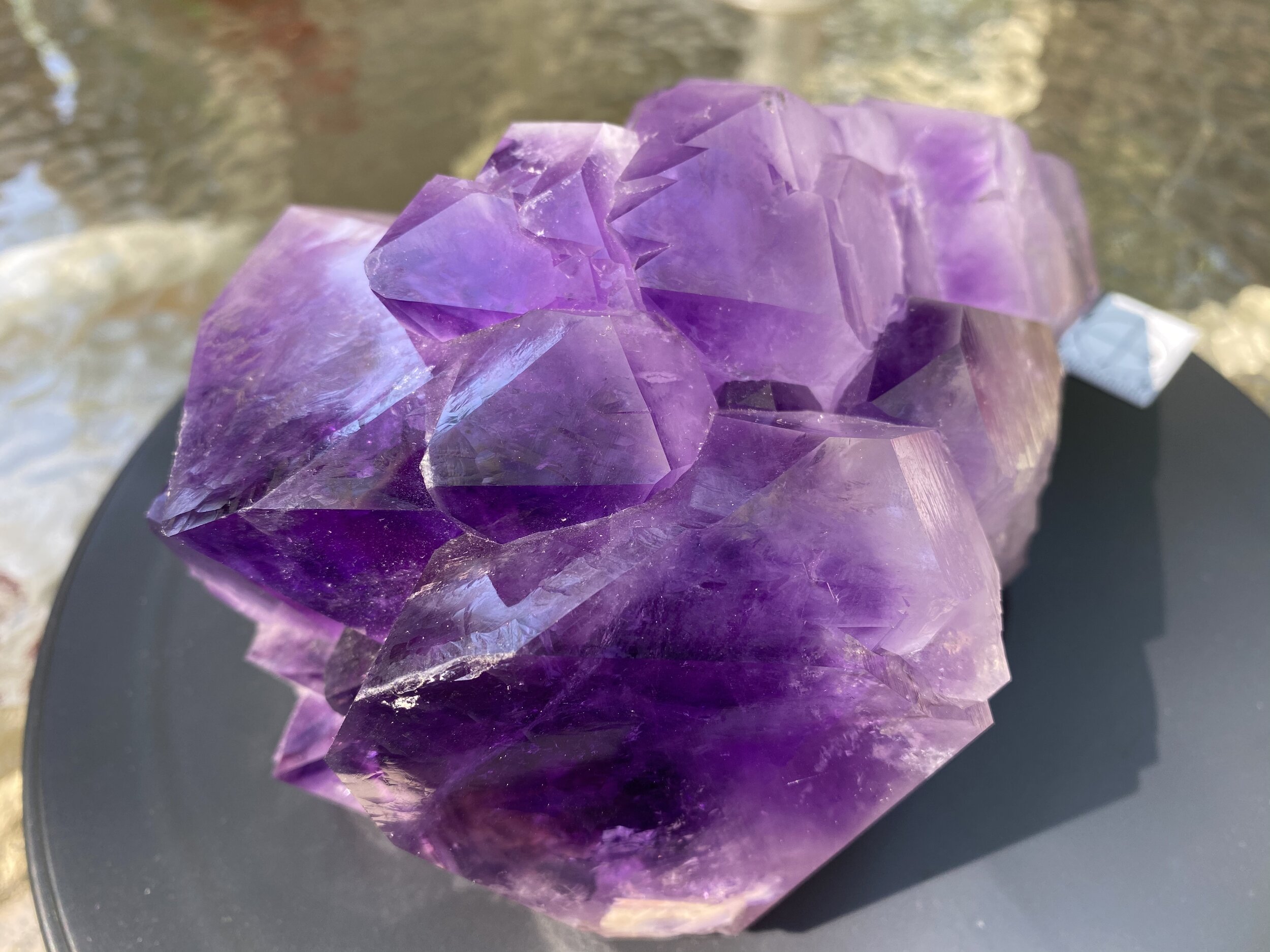 Unique 18cm (7”) JXR Amethyst Quartz Crystal Specimen-