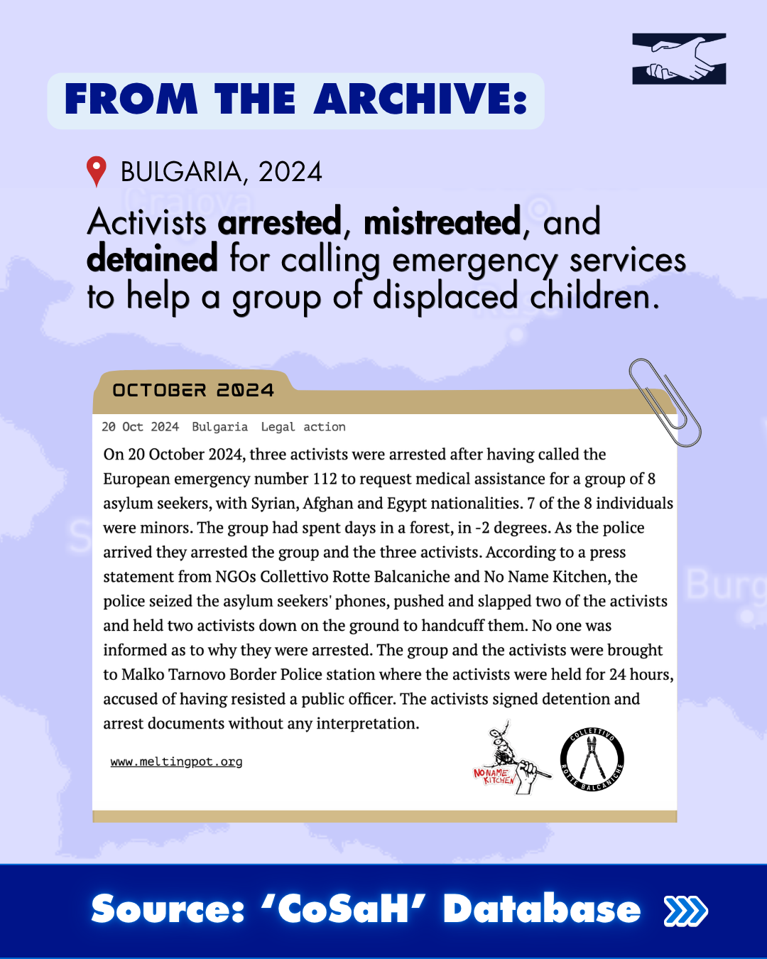 CASE: Activists arrested, mistreated and detained in Bulgaria