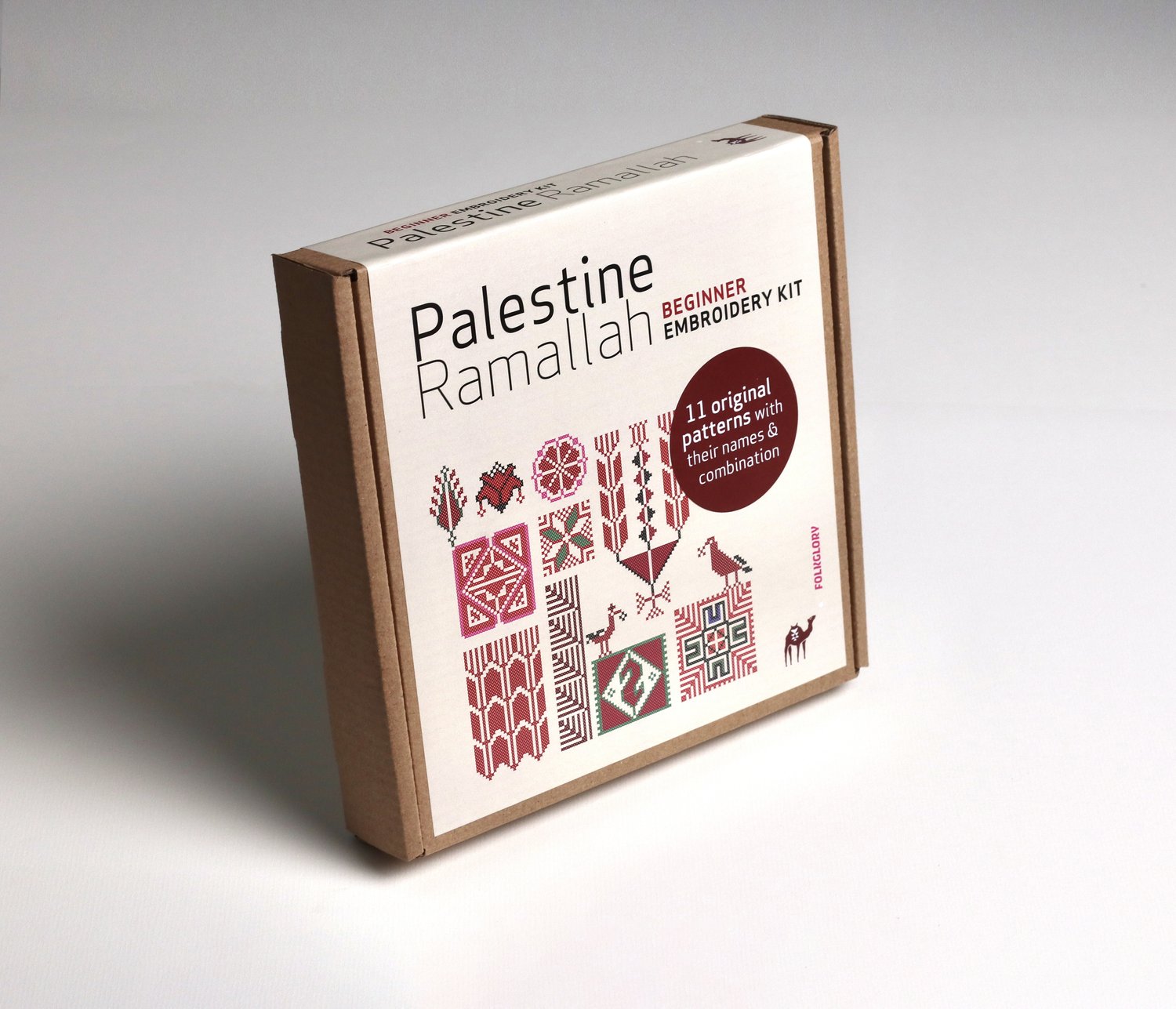 Palestine, Ramallah Beginner Embroidery Tatreez Kit — Folkglory: Living  Heritage Design