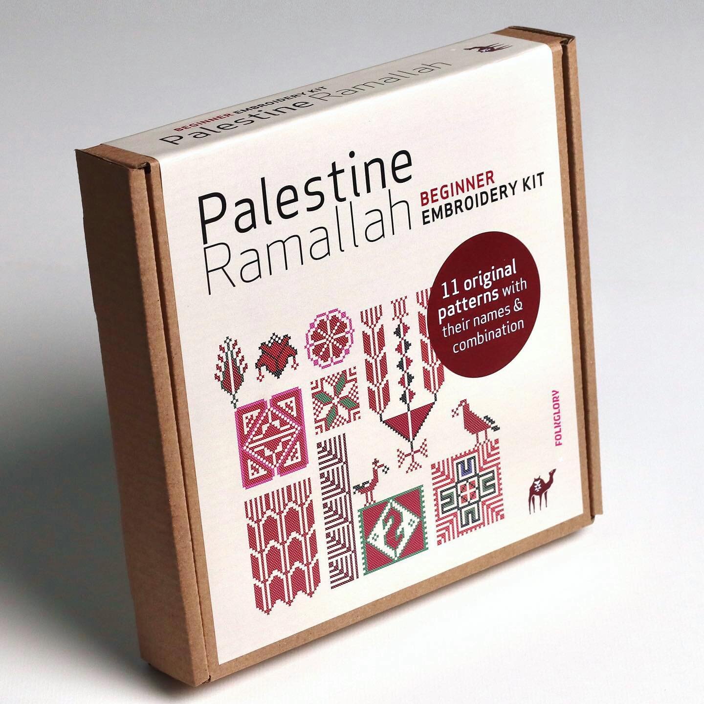 Our family of #embroidery kits keeps growing, with more to come this year. Our kits are based on original research of heritage dresses from #Palestine, #Jordan and #Syria. Each kits comes with everything you need to start your embroidery journey and 