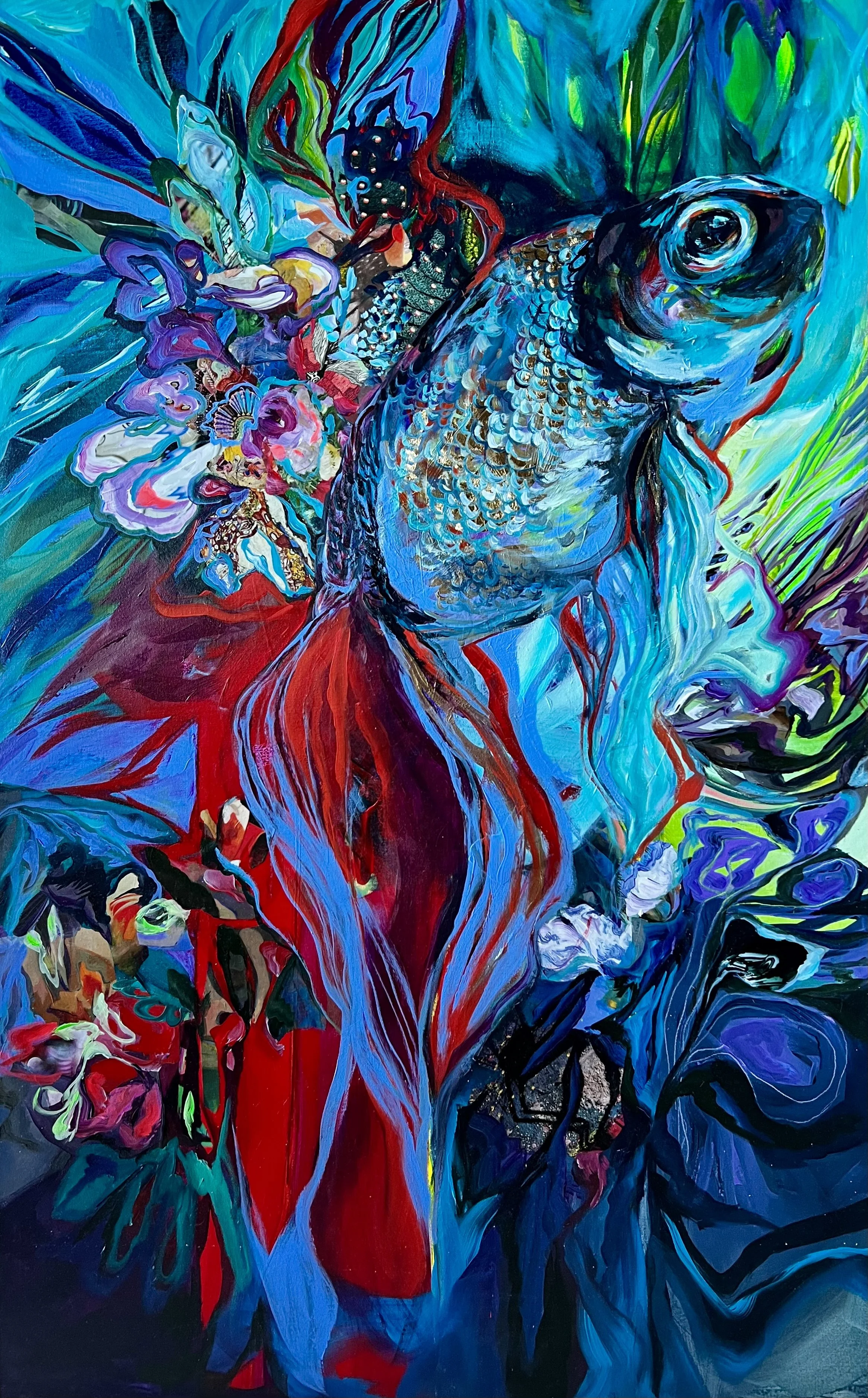 Pez en flore • VENDU