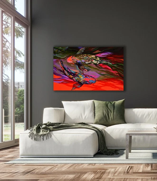 Promesses en eaux calmes, 30x48