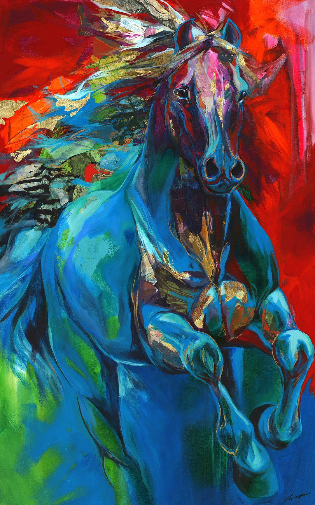 Sur une lancée • Disponible en reproduction à la galerie d'art Iris