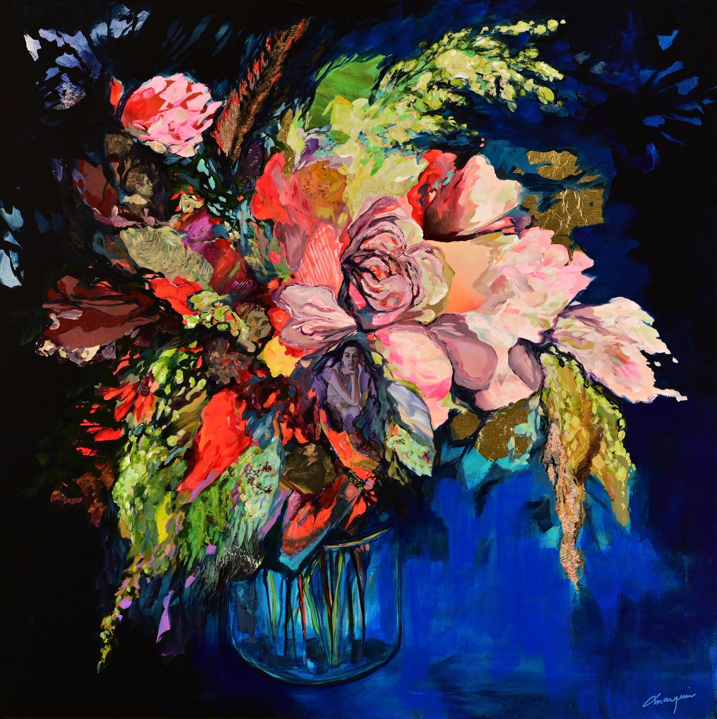 Éclosion nocturne • • Disponible à la Galerie Perreault