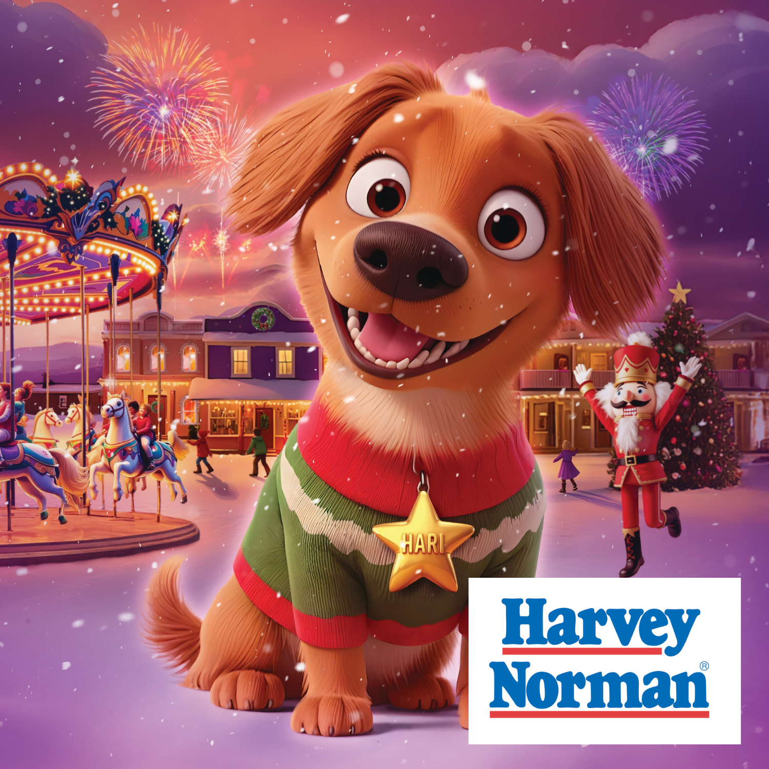 Harvey Norman interactive Hari display