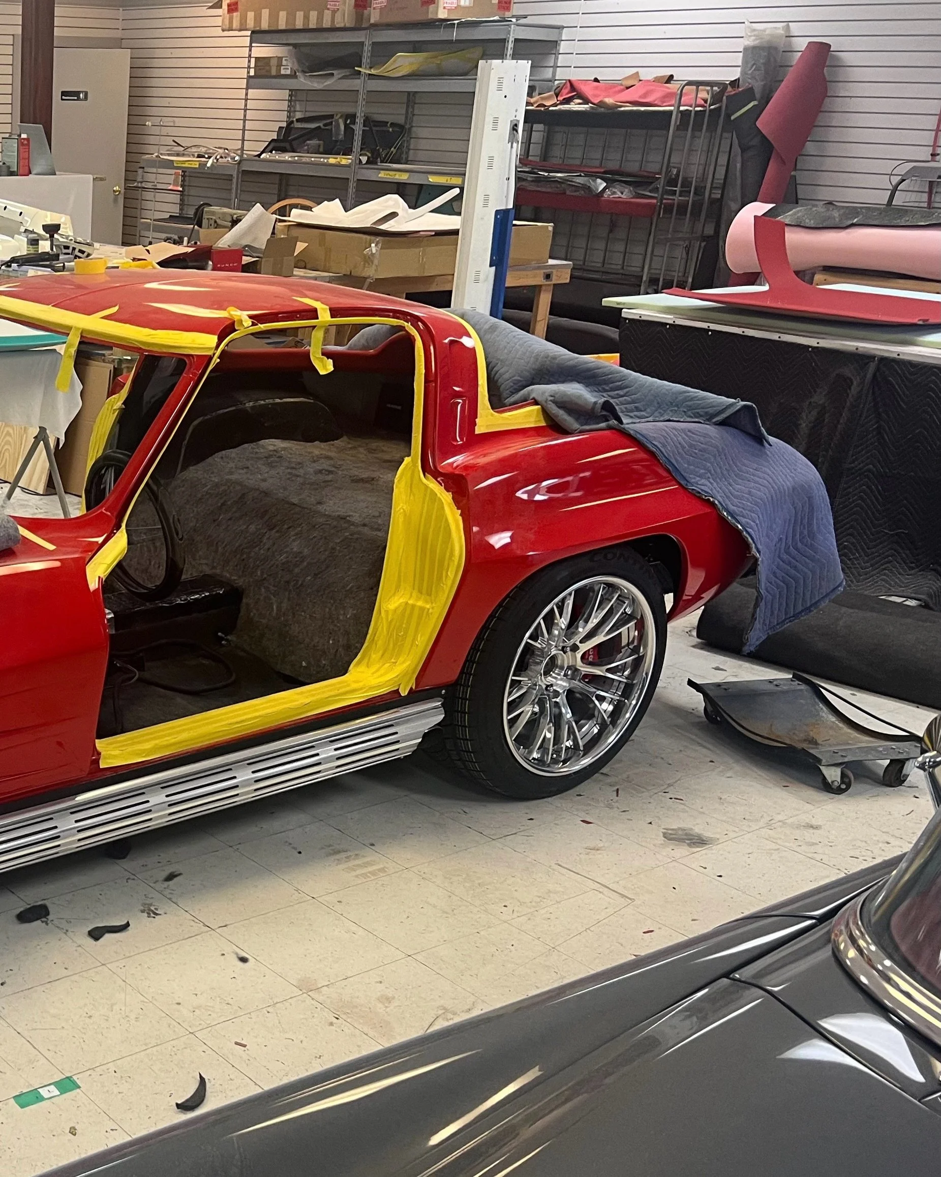 Design by Mike @restomodvette | Z06 Split 10 Step Spoke | C2 &lsquo;63 SW