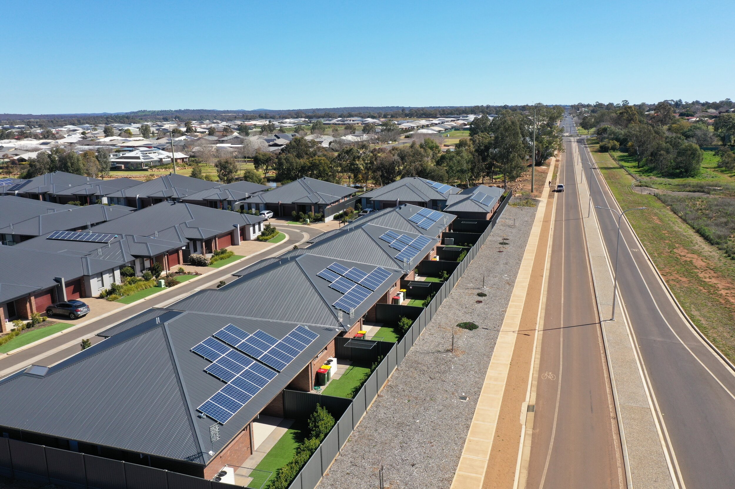 Multiple residential solar installations