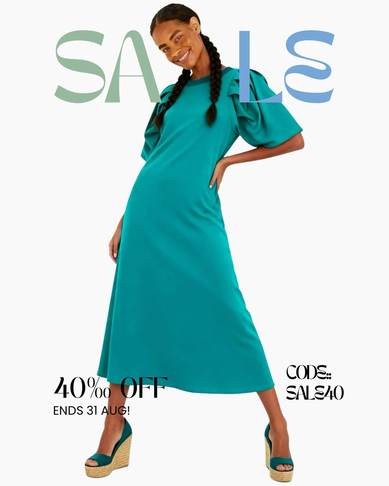 SALE: 40% off everything, use code SALE40. Ends 31 Aug!

Shop online &rarr; link in bio
Or visit us in store: 91 Johnston St, Collingwood 🛍️

	&bull;	#EndOfSeasonSale
	&bull;	#MelbourneFashion
	&bull;	#CollingwoodShopping
	&bull;	#SaleAlert
	&bull;	