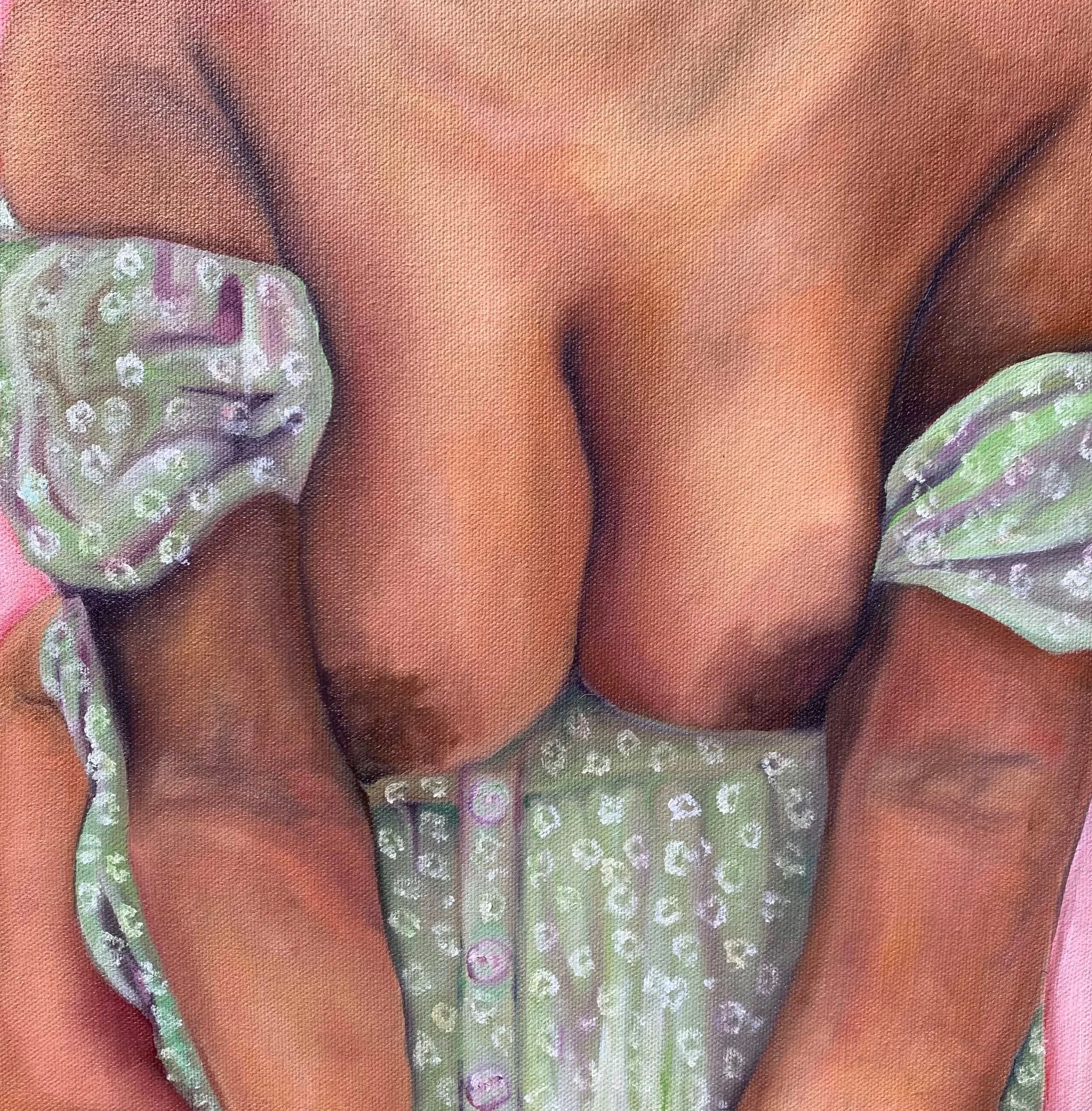 "Sister Sister", 12x12in, Oil on Canvas, 2021