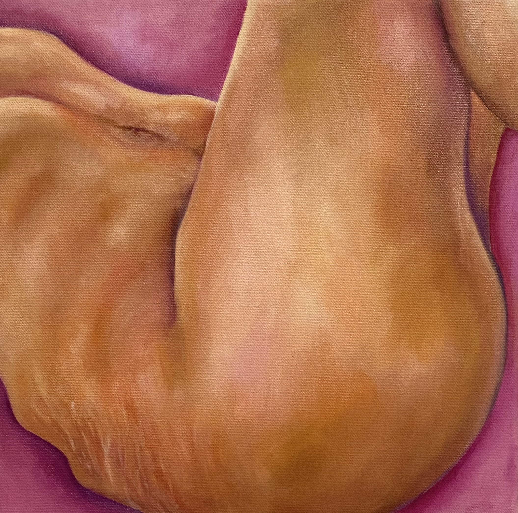 "Bite It", 12x12in, Oil on Canvas, 2022