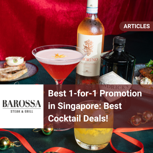 Best 1-for-1 Promotion Cocktail Deals Singapore