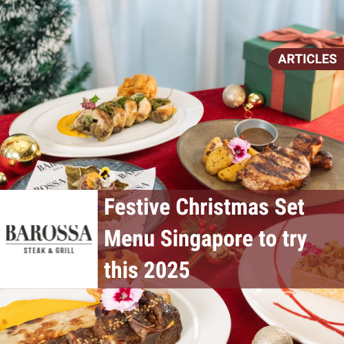 Festive Christmas Set Menu Singapore 2025