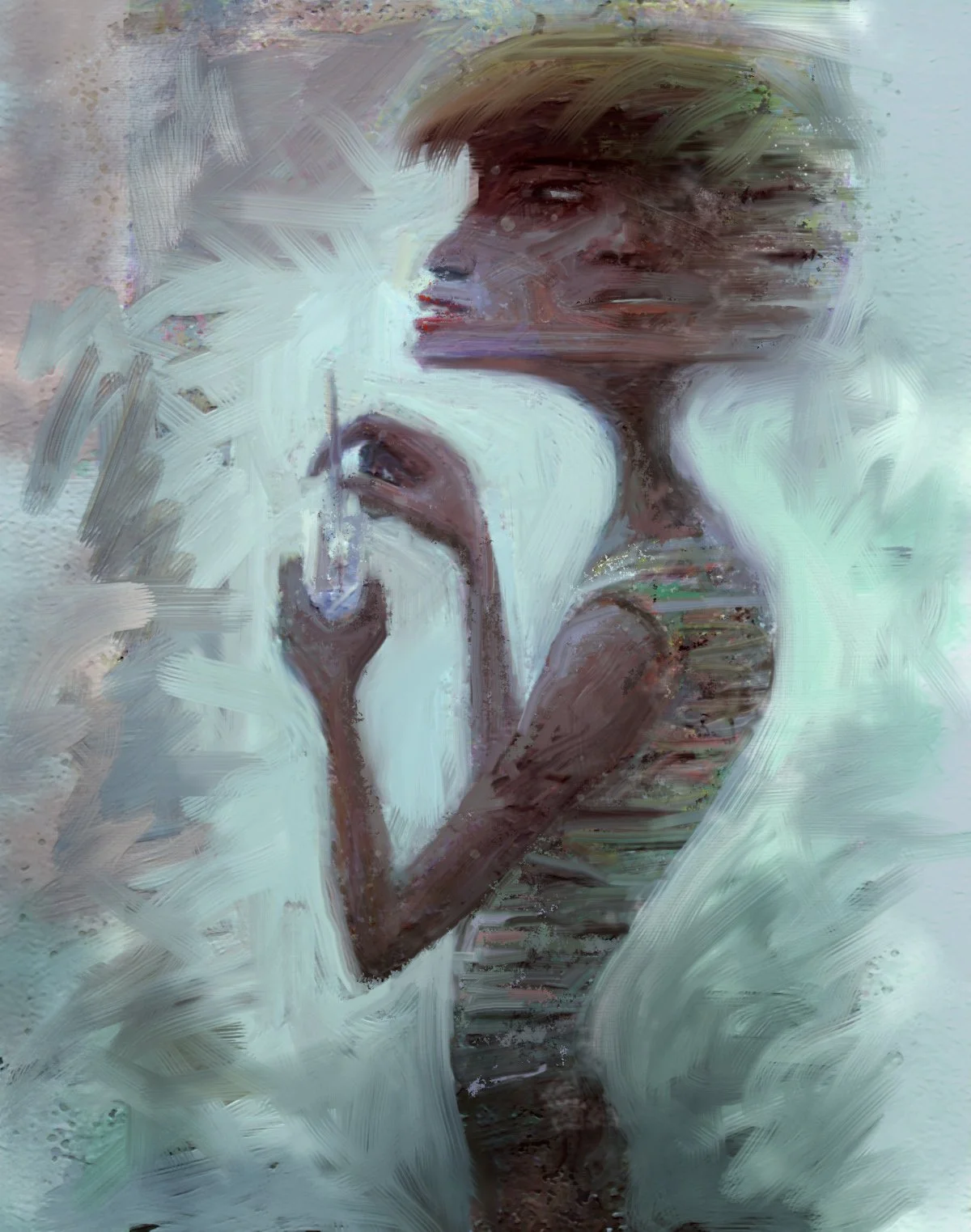 Isabella 
14" x 20" oil on canvas