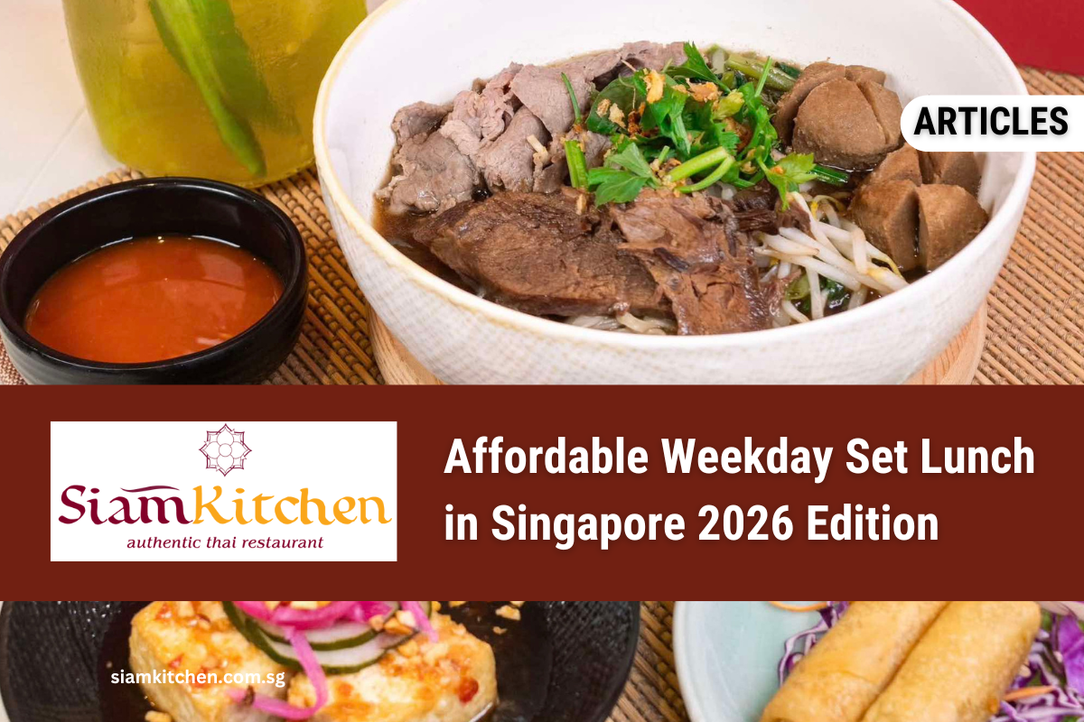 Affordable Weekday Set Lunch Singapore 2026